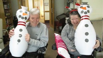 Let it snow at Hinckley care home